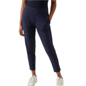 Athleta Brooklyn Ankle Pant Navy size 8